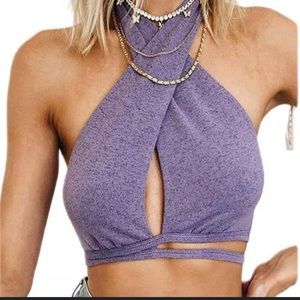 Bandage Sleeveless Backless Top